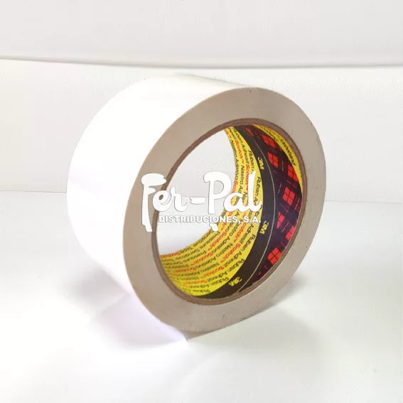 Cinta adhesiva de polipropileno blanca 3M 3707