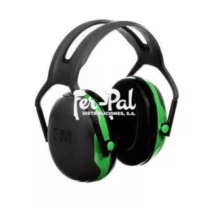 3M™ PELTOR™ X1A Orejeras de diadema 27db verdes (1 orejera/caja)