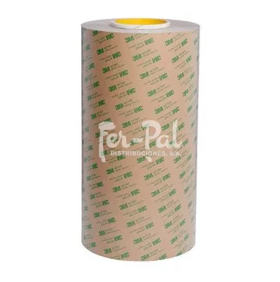3M™ Cinta adhesiva transferidora 467MP, Transparente, 1220 mm x 55 m, 0.06 mm