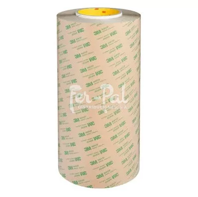 3M™ Cinta adhesiva transferidora 468MP, Transparente, 1220 mm x 55 m, 0.13 mm