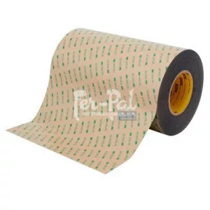 3M™ Cinta de doble cara 93015LE, Transparente, 1372 mm x 55 m, 0.15 mm