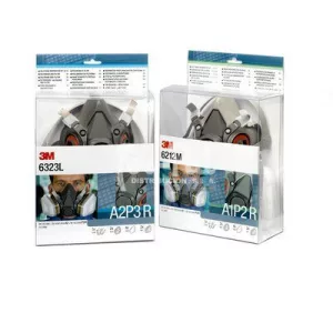 3M™ Kit de media máscara reutilizable mediana con filtro A1P2 R, 6212M