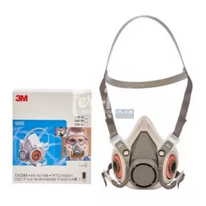 3M™ Kit de media máscara reutilizable mediana con filtro A1P2 R, 6212M - Imagen 4