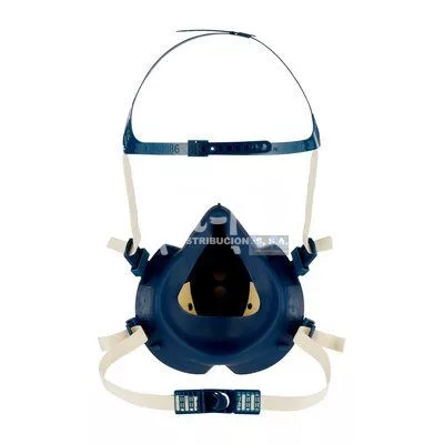 3M™ Media máscara sin mantenimiento con filtros FFA1P2 R D, 4251+trasera