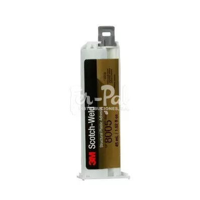 3M™ Scotch-Weld™ Adhesivo de plástico estructural DP8005, negro, 45 ml