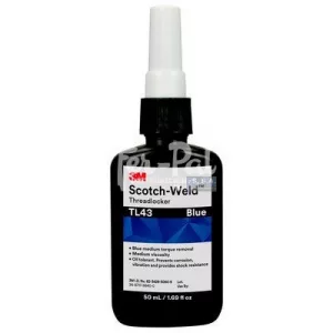 3M™ Scotch-Weld™ Fijador de piezas roscadas TL43, Azul, 50 ml
