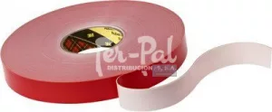 3M™ VHB™ Cinta de Espuma Acrílica 4912F, Blanca