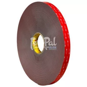 3M™ VHB™ Cinta de Espuma Acrílica 4947F, Negra, 1.1 mm