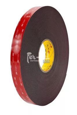 3M™ VHB™ Cinta de Espuma Acrílica 5952F, Negra, 1.1 mm