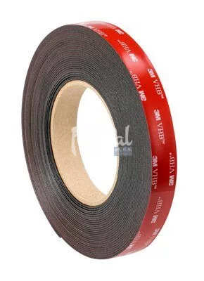 3M™ VHB™ Cinta de espuma acrílica 5962F, Negra, 1.6 mm