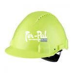 3M™ casco, Uvicator, con arnés de ruleta, ventilado y banda antisudor de plástico, de alta visibilidad, G3000NUV-GB