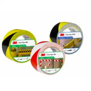 3M™ Cinta de Vinilo con Franjas de Seguridad 766