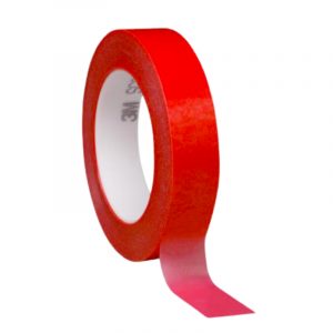 3M 1280 Cinta de protección de circuitos con película de poliéster roja