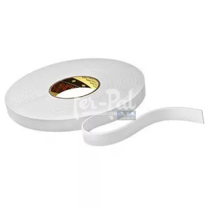 3M™ Cinta de doble cara de espuma 9515W, Blanca