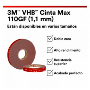 3M™ VHB™ Max-110GF Cinta Adhesiva de Doble Cara Extrafuerte - Imagen 7