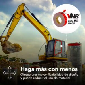 3M™ VHB™ Max-110GF Cinta Adhesiva de Doble Cara Extrafuerte - Imagen 10