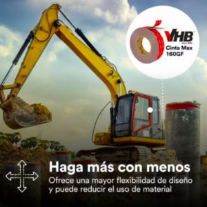 3M™ VHB™ Max-160GF Cinta Adhesiva de Doble Cara Extrafuerte - Imagen 7