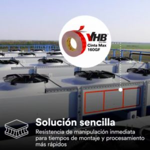 3M™ VHB™ Max-160GF Cinta Adhesiva de Doble Cara Extrafuerte - Imagen 9