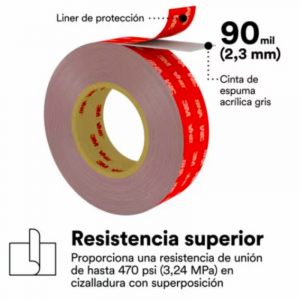 3M™ VHB™ Max-230GF Cinta Adhesiva de Doble Cara Extrafuerte - Imagen 6