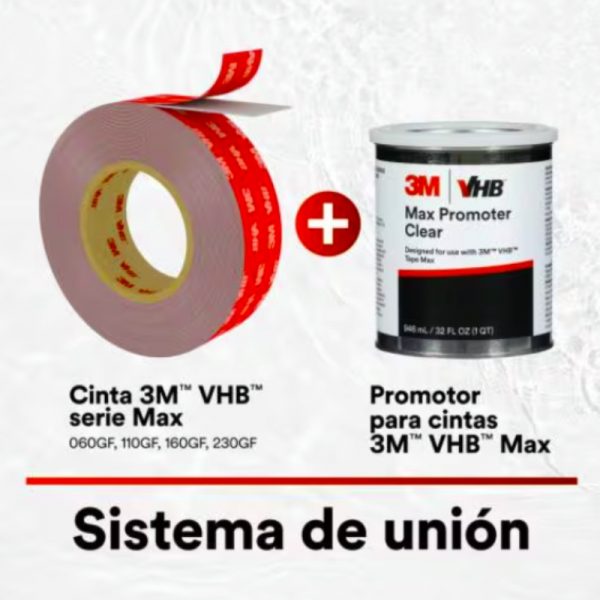 3M™ VHB™ Imprimación para Cinta Max – Mejora la adhesión en superficies difíciles