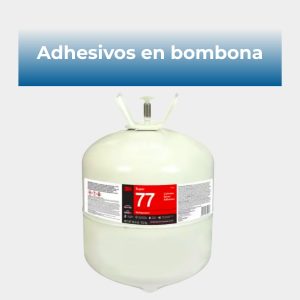 Adhesivos en bombona
