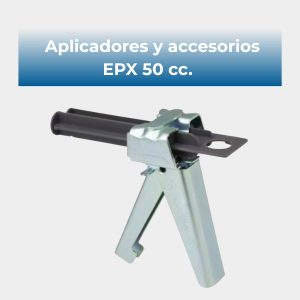 Aplicadores y accesorios EPX 50 cc.