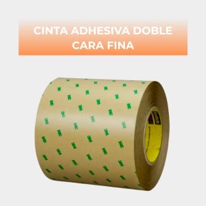 Cinta adhesiva doble cara fina