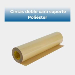 Cintas doble cara soporte Poliéster