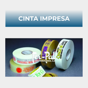 Cinta impresa