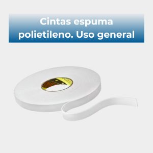 Cintas espuma polietileno. Uso general